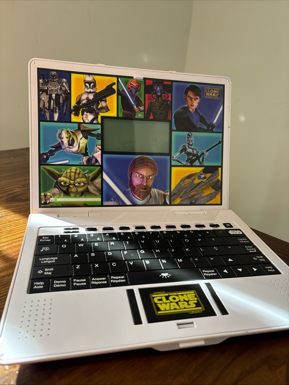 Star Wars The Clone Wars Bilingual Learning Laptop French English Tested Works